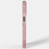 Sparkle Roos Goud Glam Bruin Glitter Case-Mate iPhone Case (Achterkant / Rechts)