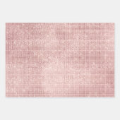 Sparkle Roos Gouden Glam Inpakpapier Vel (Voorkant)