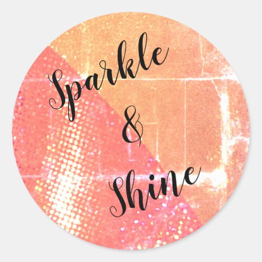Sparkle & Shine Aangepaste Stickers (Voorkant)