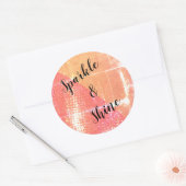 Sparkle & Shine Aangepaste Stickers (Envelop)