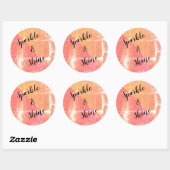 Sparkle & Shine Aangepaste Stickers (Vel)