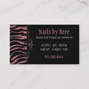 Sparkle & Shine Zebra: Visitekaartje