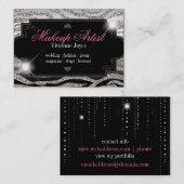 Sparkle & Shine Zebra: Visitekaartjes (Voorkant / Achterkant)