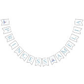 Sparkle Silver Frozen Kingdom Castle 1e verjaardag Vlaggetjes (Alle)