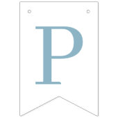 Sparkle Silver Frozen Kingdom Castle 1e verjaardag Vlaggetjes (Tweede vlag)