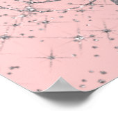 Sparkle Silver Glitter Poster (Hoek)