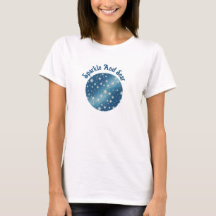 "Sparkle & Soar" Inspirerend T-shirt