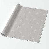 Sparkle Sparkle Little Star Silver Grey Starlight Cadeaupapier (Uitgerold)