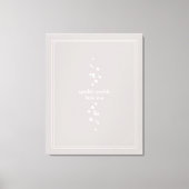Sparkle Sparkle Little Star Silver Grey Starlight Canvas Afdruk (Voorkant)