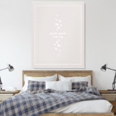 Sparkle Sparkle Little Star Silver Grey Starlight Canvas Afdruk (Insitu (Slaapkamer))
