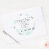 Sparkle Sprinkle Stippen Bedankt Label (Envelop)