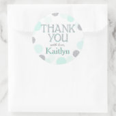 Sparkle Sprinkle Stippen Bedankt Label (Tas)