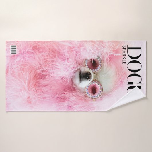 Sparkle the Tiny Chi | Aangepaste Hondenliefhebber Badhanddoek (Badhanddoek)