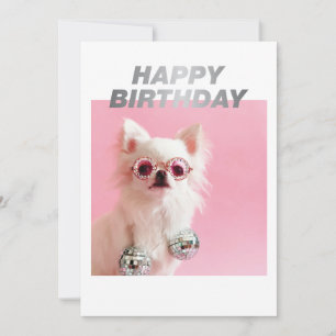 Sparkle the Tiny Chi Happy Birthday Party Animal Kaart