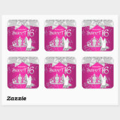 Sparkle Tiara Heels Sweet 16 Sticker (Vel)