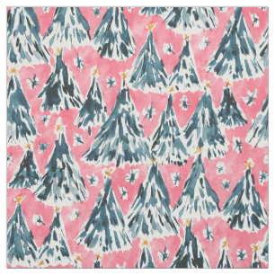 SPARKLE TREES Holiday Pine Forest Stof