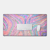 Sparkle unicorne arc-en-ciel marbling art (Clavier et souris)