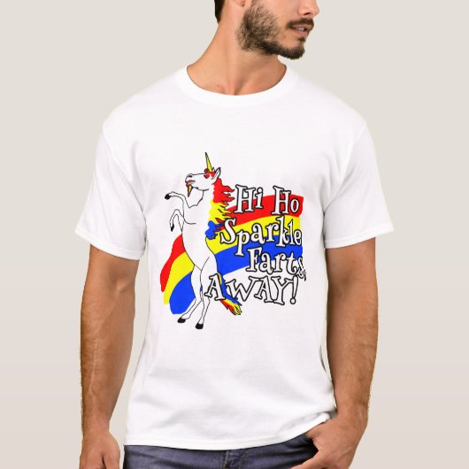 Sparklefarts Rainbow T-Shirt (Devant)
