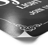 sparkler-bord voor bruiloft foto afdruk (Hoek)