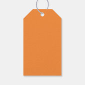 Sparkler Gift Label - oranje Cadeaulabel (Achterkant)