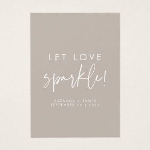 Sparkler Label van de Sparkler van de Sparkler van Visitekaartje