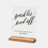 Sparkler send off Wedding  (Angle)