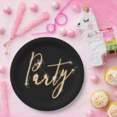 Sparkler-tekst van de partij op het Bord van het Z (Feest)