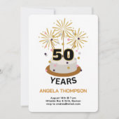 Sparkler Years Birthday Invitation (Devant)