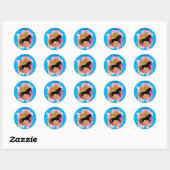 SPARKLERENDE HORSE STICKERS GEPERSONALISEERD (Vel)