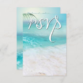 SPARKLERENDE OCEAN WATERS RSVP Wedding (Voorkant / Achterkant)