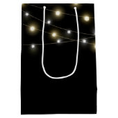 Sparklers in 90e verjaardag bier-glas medium cadeauzakje (Achterkant)