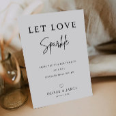 Sparklers Sign, Wedding Send Off Sign, Kaart