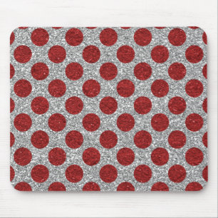 Sparkles & Glitter polka stips Mousepad Muismat