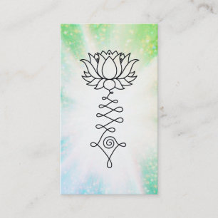 *~* Sparkles Lotus Lily Reiki Healing Energy Visitekaartje
