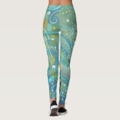 Sparkles Mermaid Fantasy Art Leggings (Achterkant)