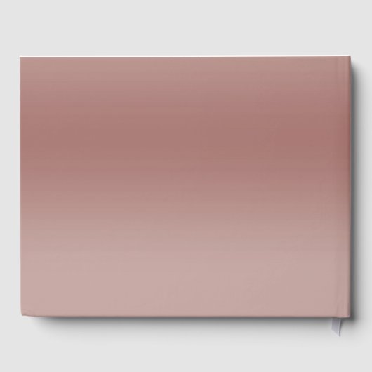 Sparkles & Roos Gold Glamor Birthday Party Gastenboek (Achterkant)