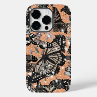Sparkling Butterfly Garden - Elegante Natuur Case-Mate iPhone 14 Pro Hoesje
