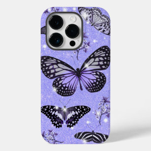 Sparkling Butterfly Garden - Elegante Natuur Case-Mate iPhone 14 Pro Hoesje