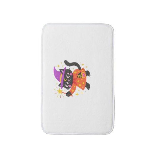 Sparkling Celestial Kat Witch Classic T-shirt Badmat (Voorkant Verticaal)