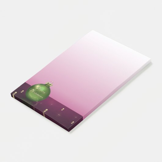 Sparkling Christmas Ornament - Post-it® notes (Schuin)