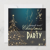 Sparkling Christmas Tree / Invitations pour la fêt (Devant)