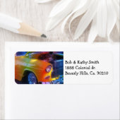 Sparkling Classic Car Pensioen Verjaardag Etiket (Insitu)