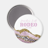 Sparkling Disco cowgirl Bachelorette, gouden glitt Magneet (Voorkant / Achterkant)