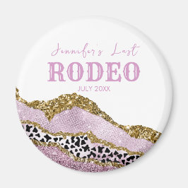 Sparkling Disco cowgirl Bachelorette, gouden glitt Magneet