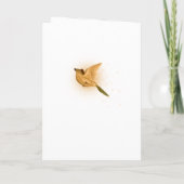 Sparkling Fantasy Vogel Bruiloft Programma (Achterkant)