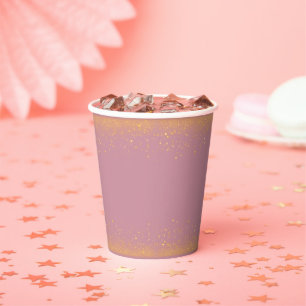 Sparkling Glitters Hete Luchtballon Baby shower Papieren Bekers