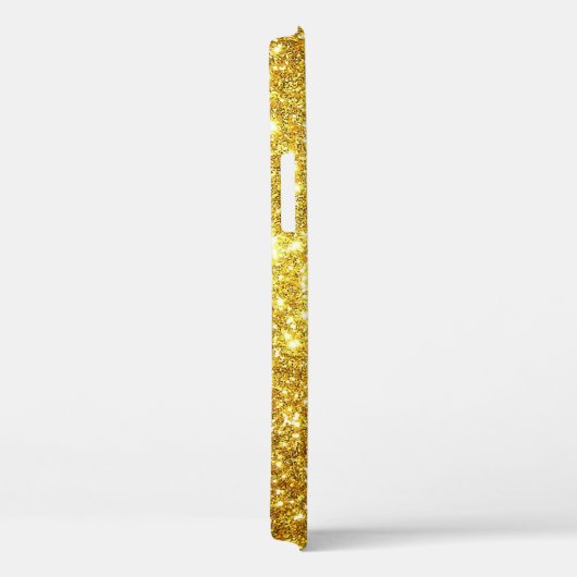 Sparkling Gold Glitter iPhone / iPad hoesje (Achterkant / Rechts)