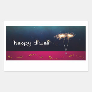 Sparkling Happy Diwali - Sticker