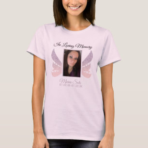 Sparkling Herdenkings Uitvaart Begrafenis Glitters T-shirt