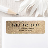 Sparkling Love adreslabel Etiket (Insitu)